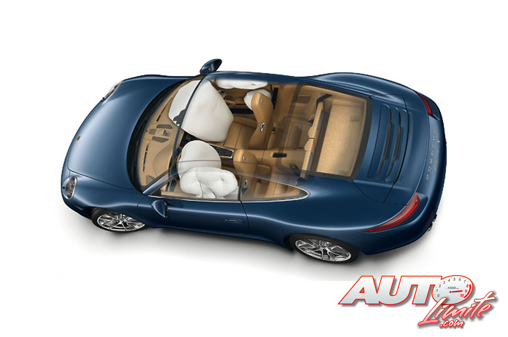 Los nuevos Porsche 911 llevan de serie doble airbag frontal, airbag laterales y airbag de protección de cabeza para las plazas delanteras.