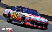 Greg Biffle con Ford Fusion en la NASCAR Sprint Cup 2012, durante la carrera en el circuito de Sonoma Raceway (California - EEUU).