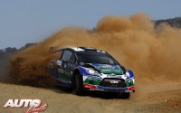 Petter Solberg con Ford Fiesta RS WRC durante el Rallye de Méjico de 2012.