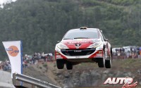 Freddy Loix con Peugeot 207 S2000 en el Rally Azores de 2009, puntuable para el Intercontinental Rally Championship "IRC".