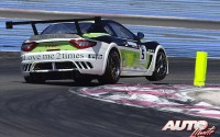 Andreas Segler con un Maserati Gran Turismo MC durante la prueba del Trofeo Maserati 2012 en el circuito de Paul Ricard (Francia).