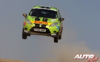 Pruebas de puesta a punto del Ford Fiesta R2 Rally Kit durante 2010.