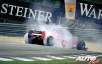 Michael Schumacher con el Ferrari F1-2000 durante el Gran Premio de Austria de Fórmula 1 de 2000, disputada en el circuito de Spielberg (Austria).
