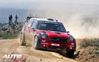 Dani Sordo con Mini JCW WRC en el Rally de Italia de 2011, puntuable para el Campeonato del Mundo de Rallyes WRC.