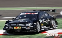 Gary Paffett con el Mercedes AMG C Coupé DTM en la prueba disputada en el circuito de Lausitzring, puntuable para el Campeonato Alemán de Turismos DTM 2012.