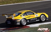 Sean Edwards con el Porsche 911 GT3 Cup en la prueba de la Porsche Carrera Cup Alemana 2012 disputada en el circuito de Nürburgring.