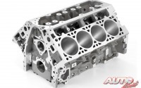 Bloque de cilindros del motor V8 6.2L LT1 del Corvette C7 "Small Block".
