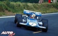Jackie Stewart con el March-Ford 701 durante el Gran Premio de Francia de 1970, disputado sobre el circuito de Charade (Clermont-Ferrand)