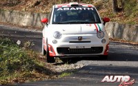 Sesión de pruebas de puesta a punto del Abarth 500 R3T desarrollado para rallyes.
