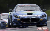 Javier Ibrán al volante del Maserati Gran Turismo MC, en la prueba disputada en el circuito de Paul Ricard puntuable para el Maserati Trofeo World Series 2013.