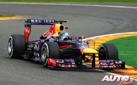Vettel, de paseo por el bosque. GP de Bélgica 2013