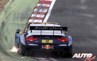 Jamie Green con el Audi RS 5 DTM del equipo Audi Sport Team Abt en la prueba disputada en el circuito de Brands Hatch (Inglaterra), puntuable para el Campeonato Alemán de Turismos DTM 2013.