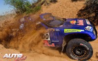 Carlos Sainz con el Volkswagen Race Touareg 3 en el Rally Dakar 2011.