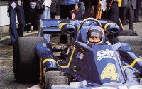 El Tyrrell P34 de seis ruedas debutó en el GP de España de 1976, con Patrick Depailler a los mandos.