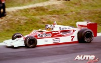 El McLaren-Ford M26 no fue tan competitivo como el anterior M23 con el que ganó el título y la temporada 1978 fue excesivamente discreta para un campeón como James Hunt.