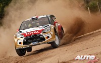 Sébastien Loeb con el Citroën DS3 WRC en el Rally de Argentina de 2013.