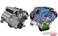 Motor V8 5.0 del Ford Mustang VI.