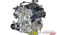 Motor 2.3 EcoBoost turboalimentado del Ford Mustang VI.