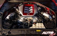 Motor 3.8 V6 Biturbo del Nissan GT-R con 549 CV de potencia.