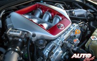 Motor 3.8 V6 Biturbo del Nissan GT-R con 549 CV de potencia.