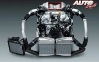Motor 3.8 V6 Biturbo del Nissan GT-R con 549 CV de potencia.