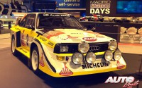 Audi Quattro S1 Grupo B pilotado por Hannu Mikkola en 1985. Motor 2.1 Turbo / 450 CV a 7.500 rpm / 960 kg de peso.