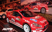 Peugeot 307 WRC pilotado por Marcus Gronholm en 2005. Motor 2.0 Turbo / 300 CV / 1.230 kg de peso.