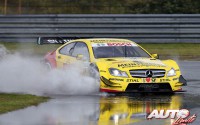 David Coulthard con el Mercedes AMG Clase C Coupé DTM en la prueba disputada en el circuito de Zandvoort, puntuable para el Campeonato Alemán de Turismos DTM 2012.
