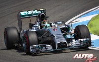 Rosberg y los demás se divierten. GP Alemania 2014