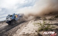 Edouard Nikolaev (Kamaz) en la 3ª etapa del Rally Dakar 2015, disputada entre las localidades argentinas de San Juan y Chilecito.