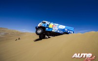 Andrey Karginov (Kamaz) en la 6ª etapa del Rally Dakar 2015, disputada entre las localidades chilenas de Antofagasta e Iquique.
