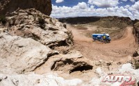 Ayrat Mardeev (Kamaz) en la 10ª etapa del Rally Dakar 2015, disputada entre Calama (Chile) y Salta (Argentina).