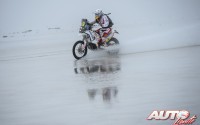 Jakub Przygonski (KTM) en la 8ª etapa del Rally Dakar 2015, disputada entre Uyuni (Bolivia) e Iquique (Chile).
