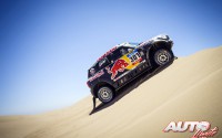 Nasser Al-Attiyah con el MINI ALL4 Racing en la 6ª etapa del Rally Dakar 2015, disputada entre las localidades chilenas de Antofagasta e Iquique.