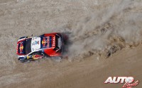 Stephane Peterhansel con el Peugeot 2008 DKR en la 9ª etapa del Rally Dakar 2015, disputada entre las localidades chilenas de Iquique y Calama.