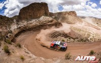 Cyril Despres con el Peugeot 2008 DKR en la 10ª etapa del Rally Dakar 2015, disputada entre Calama (Chile) y Salta (Argentina).