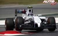 Valtteri Bottas al volante del Williams-Mercedes FW36, durante el Gran Premio de España de Fórmula 1 2014, disputado en el circuito de Montmeló.
