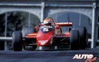 Niki Lauda al volante del Brabham-Alfa Romeo BT48 durante el GP de Mónaco de 1979, disputado en el circuito de Montecarlo.