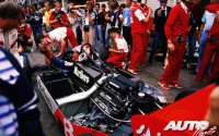 Niki Lauda al volante del McLaren-TAG MP4/1E de 1983, con el recien estrenado motor TAG-Porsche 1.5 V6 Turbo.