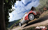 Khalid Al Qassimi al volante del Citroën DS3 WRC en el Rally de Alemania 2013, puntuable para el Campeonato del Mundo de Rallyes WRC.