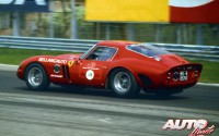 Fabrizio Violati al volante del Ferrari 250 GTO Berlinetta.