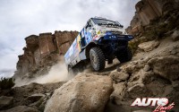 Eduard Nikolaev, al volante del Kamaz 4326, durante la etapa 4 del Rally Dakar 2016, disputada en San Salvador de Jujuy.
