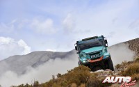 Gerard De Rooy, al volante del Iveco Powerstar, durante la etapa 4 del Rally Dakar 2016, disputada en San Salvador de Jujuy.
