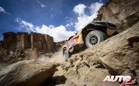 Carlos Sainz, al volante del Peugeot 2008 DKR16, durante la etapa 4 del Rally Dakar 2016, disputada en San Salvador de Jujuy.