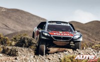 Carlos Sainz, al volante del Peugeot 2008 DKR16, durante la etapa 4 del Rally Dakar 2016, disputada en San Salvador de Jujuy.