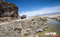 Carlos Sainz, al volante del Peugeot 2008 DKR16, durante la etapa 6 del Rally Dakar 2016, disputada en Uyuni.