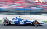 Ralf Schumacher apurando la frenada con el Williams-BMW FW24, durante un Gran Premio del Campeonato del Mundo de Fórmula 1 2002.