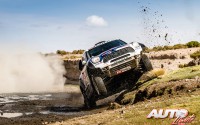 Nasser Al-Attiyah, al volante del Mini ALL4 Racing, durante la etapa 7 del Rally Dakar 2016, disputada entre Uyuni y Salta.