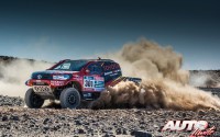 Giniel De Villiers, al volante del Toyota Hilux V8, durante la etapa 8 del Rally Dakar 2016, disputada entre Salta y Belén.