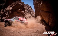 Adam Malysz, al volante del Mini ALL4 Racing, durante la etapa 8 del Rally Dakar 2016, disputada entre Salta y Belén.